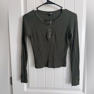 Small Green Women’s long sleeve shirt